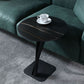 20.47" Tall Contemporary Style Side End Table Metal Pedestal Round Sofa Side Accent Table