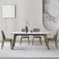 Modern Stone Dining Site Table 4 Wood Legs Rectangle Home Dining Table Clearhalo 'Dining Tables & Seating' 'Dining Tables' 'dining_table' 'furn' 'furn_dining_table' 'Furniture' 'furniture_dining_table' 'Kitchen & Dining Furniture' 'kitchen' 'kitchen_dining_table' 1200x1200_39dbeda7-7fbe-4d59-a976-c79dcdd940cb