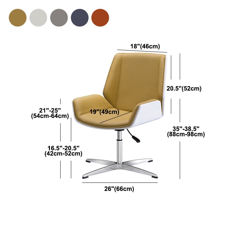 Mid Back Conference Chair Faux Leather Armless Chair for Home Office Clearhalo 'furn' 'furn_office_chair' 'Furniture' 'furniture_office_chair' 'Office Chairs' 'Office Furniture' 'office_chair' 1200x1200_39dd2414-ec02-4a52-b1cc-0644e1e7cb97