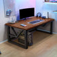 Cable Management 29.5-inch Computer Desk Rectangular Office Desk