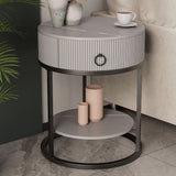 Armoire de chevet de lit de lit de lit glam classique avec tiroir