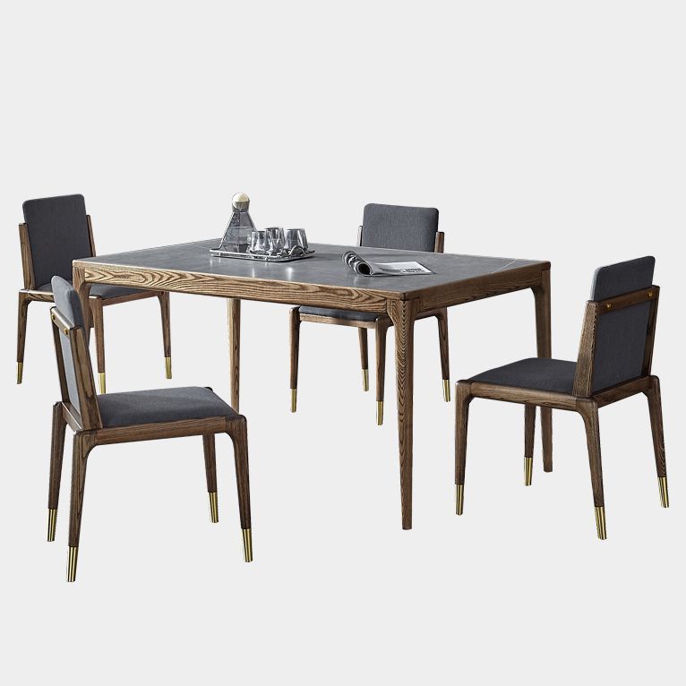 Sintered Stone Grey Dining Table Mid-Century Modern 4 Legs Table for Dining Room Clearhalo ' dining_table' 'Dining Tables & Seating' 'Dining Tables' 'furn' 'furn_dining_table' 'Furniture' 'furniture_dining_table' 'Kitchen & Dining Furniture' 'kitchen&dining_furn' 'kitchen' 'kitchen_dining_table' 1200x1200_39e13880-6ea8-461f-889d-578a4bfc5235