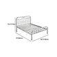 Contemporary Style Bed Frame Metal Standard Bed with Headboard