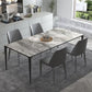 Modern Sintered Stone Dining Table Set 1/2/5/7 Pieces Dining Set for Home Clearhalo 'Dining Room Sets' 'Dining Tables & Seating' 'dining_room_set' 'furn' 'furn_dining_room_set' 'Furniture' 'furniture_dining_room_set' 'Kitchen & Dining Furniture' 1200x1200_39e2a03a-170d-4e80-8118-90a01f2d7591