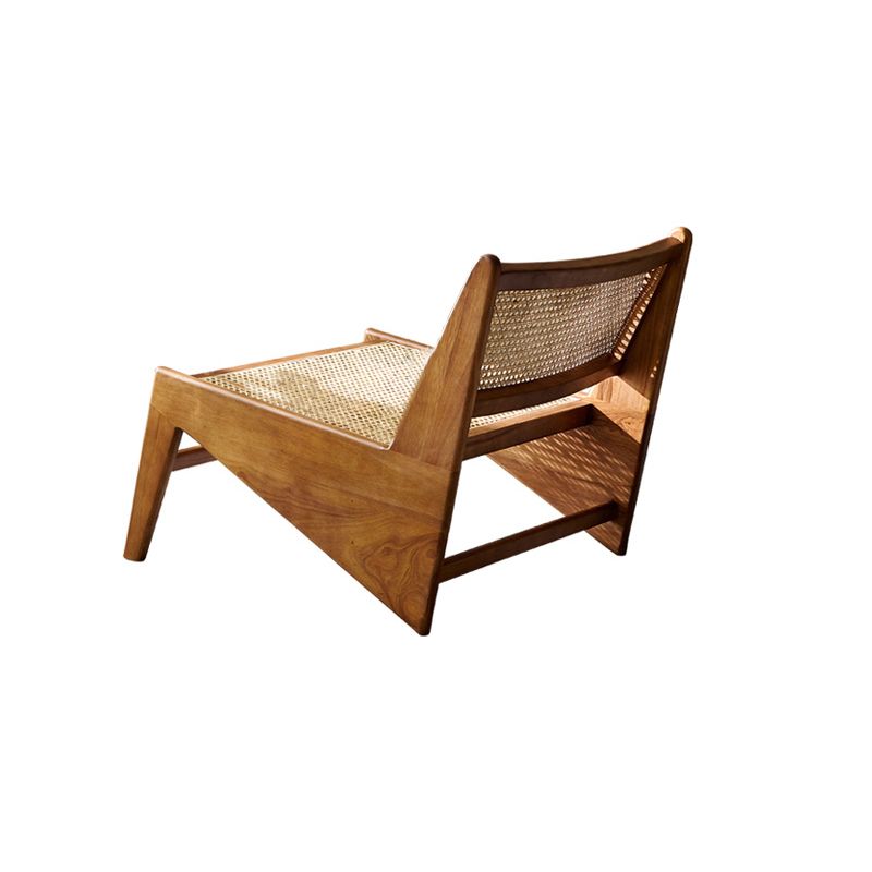 Living Room Wood Solid Wood Frame Basic Four Leg Woven Back Lounge Chair Clearhalo 'Accent Chairs' 'accent_chairs' 'Chairs & Seating' 'furn' 'furn_accent_chairs' 'Furniture' 'Living Room Furniture' 1200x1200_39e4b91c-9e94-467e-a7fd-826105dbc370