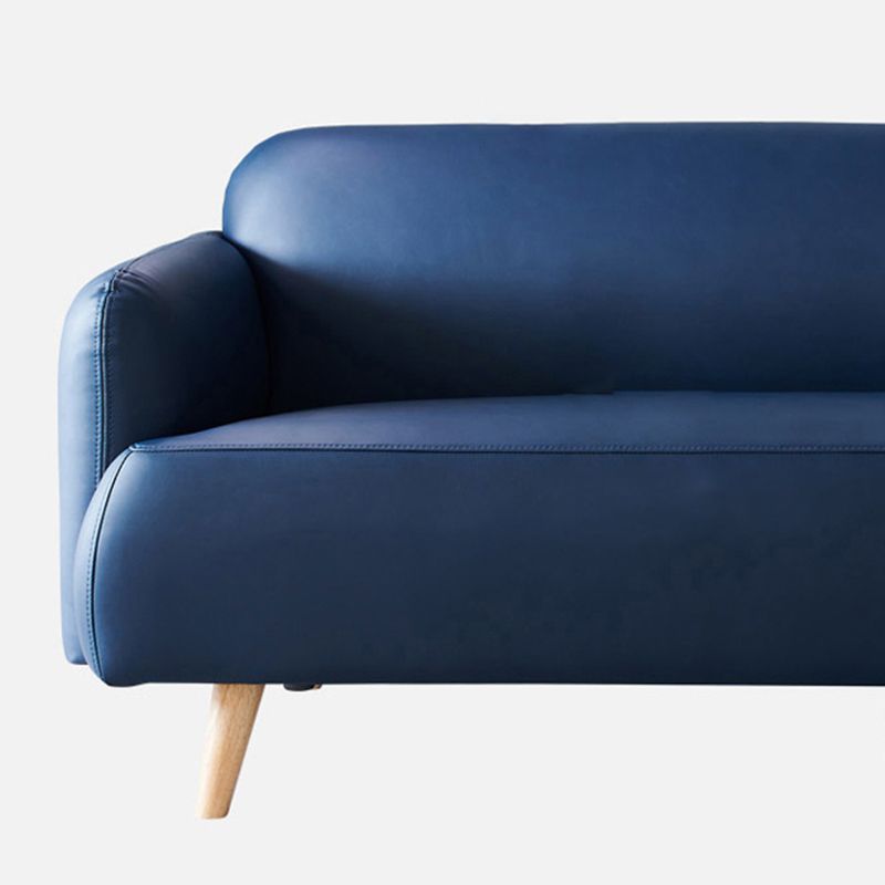 Divano a braccio incasso in pelle finta divano standard contemporaneo, 31,49 "w