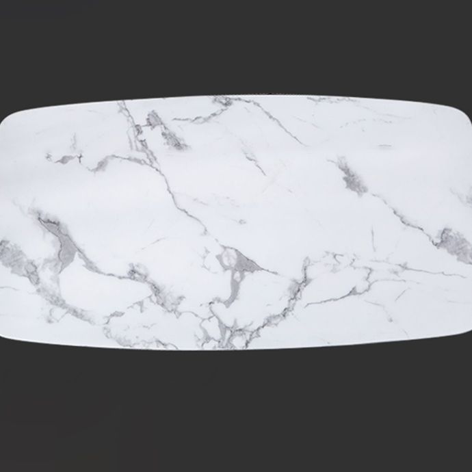 1/4/5/7 Pcs Metal Modern Dining Set with Rectangle Table and Pedestal Base Dinette Set Clearhalo 'Dining Room Sets' 'Dining Tables & Seating' 'dining_room_set' 'furn' 'furn_dining_room_set' 'Furniture' 'furniture_dining_room_set' 'Kitchen & Dining Furniture' 'kitchen&dining_furn' 'kitchen' 1200x1200_39e85bbf-d3eb-46f9-81ce-9ad81463e41d