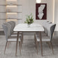 Glam Dining Table Sintered Stone Table with Metal Legs for Home Use Clearhalo 'Dining Tables & Seating' 'Dining Tables' 'dining_table' 'furn' 'furn_dining_table' 'Furniture' 'Kitchen & Dining Furniture' 1200x1200_39ed3ec5-7dce-4ac7-9bb9-c9cc19d45957