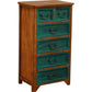 Costa Storage Chox Dresser Cofre de almacenamiento de madera maciza, 13.65 pulgadas de ancho