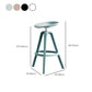 Nordic Low Back Counter Bar Stool Plastic Bar Stool for Home