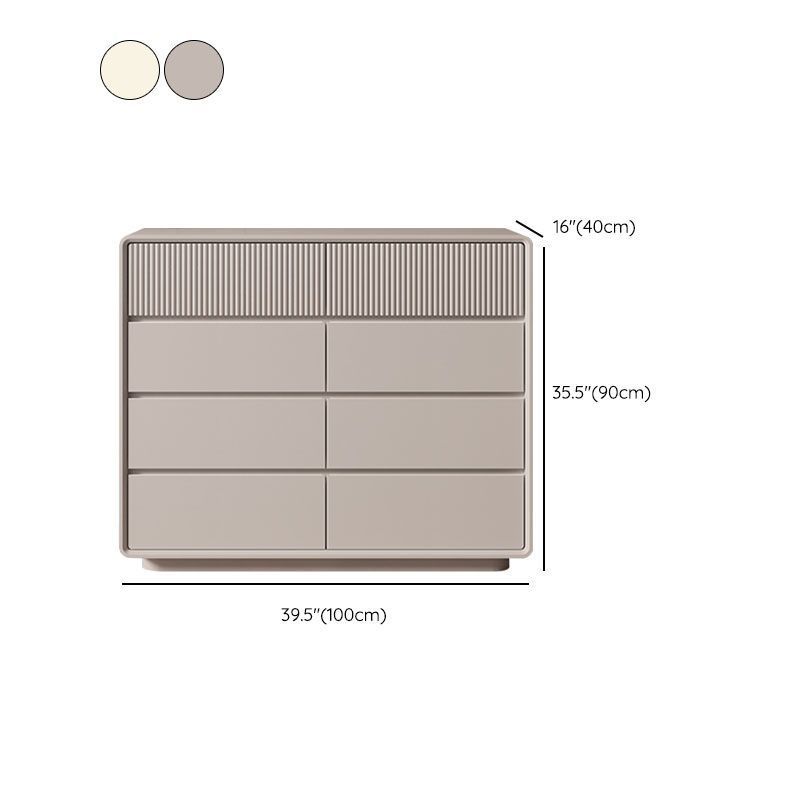 Modernismo tocador doble horizontal de madera con cajones 5/6/8 para el hogar