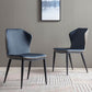 Contemporary Metal Dining Armless Chair Wingback Chair for Home Use (Set of 2) Clearhalo ' kitchen&dining_furn' 'Dining Chairs' 'Dining Tables & Seating' 'dining_chair' 'furn' 'furn_dining_chair' 'Furniture' 'furniture_dining_chair' 'Kitchen & Dining Furniture' 'kitchen' 1200x1200_39f1bb58-248f-4fd8-88eb-25bbe97dfa51