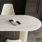 Metal Traditional Luxury Dining Table Free Form Sintered Stone Table with Double Pedestal Clearhalo 'Dining Tables & Seating' 'Dining Tables' 'dining_table' 'furn' 'furn_dining_table' 'Furniture' 'furniture_dining_table' 'Kitchen & Dining Furniture' 'kitchen' 'kitchen_dining_table' 1200x1200_39f366ec-dd5c-4f9f-a575-4e376a420537