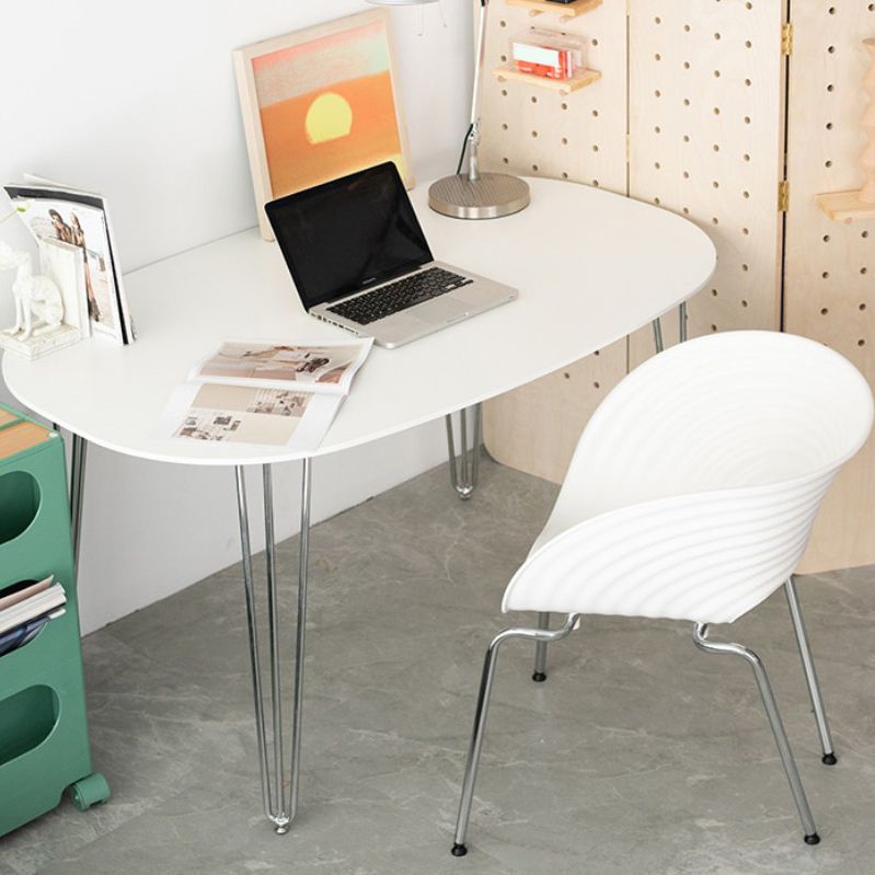 Sintered Stone Modern White Table for Restaurant Oval Dining Table with 4 Legs Clearhalo ' dining_table' 'Dining Tables & Seating' 'Dining Tables' 'furn' 'furn_dining_table' 'Furniture' 'furniture_dining_table' 'Kitchen & Dining Furniture' 'kitchen&dining_furn' 'kitchen' 'kitchen_dining_table' 1200x1200_39f3b44e-a5bd-418b-a584-7c3d8499ce57