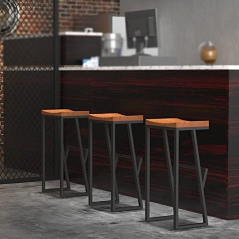 Glam Rectangle Pub Table Set 1/2/3/7 Pieces Pine Wood Top Bar Table with Metal Stools Clearhalo 'Bar Furniture' 'furn' 'furn_home_bar_bar_sets' 'Furniture' 'Home Bars & Bar Sets' 'home_bar_bar_sets' 'Kitchen & Dining Furniture' 1200x1200_39f519b3-c538-4e6e-ab5f-18d0744b4ae5