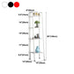 Modern Style Ladder Bookshelf Open Back Metal Bookcase for Home Clearhalo 'Bookcases' 'furn' 'furn_bookcases' 'Furniture' 'Office Furniture' 1200x1200_39f5aaaf-1a98-458c-a559-8abd37be2069