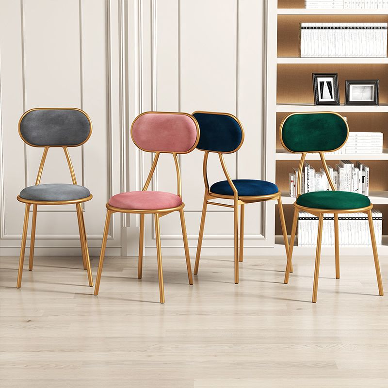 Nordic Design Stacking Open Back Side Chairs Upholstered Side Chair Clearhalo ' kitchen&dining_furn' 'Dining Chairs' 'Dining Tables & Seating' 'dining_chair' 'furn' 'furn_dining_chair' 'Furniture' 'furniture_dining_chair' 'Kitchen & Dining Furniture' 'kitchen' 1200x1200_39f64ace-2440-4a59-9cbd-a511e9f14906