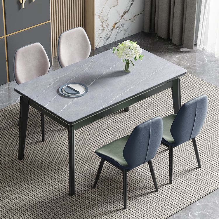 Midcentury Style Dining Room Collection Stone 4 Legs Indoor Dining Site Table Clearhalo ' dining_table' 'Dining Tables & Seating' 'Dining Tables' 'furn' 'furn_dining_table' 'Furniture' 'furniture_dining_table' 'Kitchen & Dining Furniture' 'kitchen&dining_furn' 'kitchen' 'kitchen_dining_table' 1200x1200_39f8751c-055c-48f5-a8ef-afc610fdd567