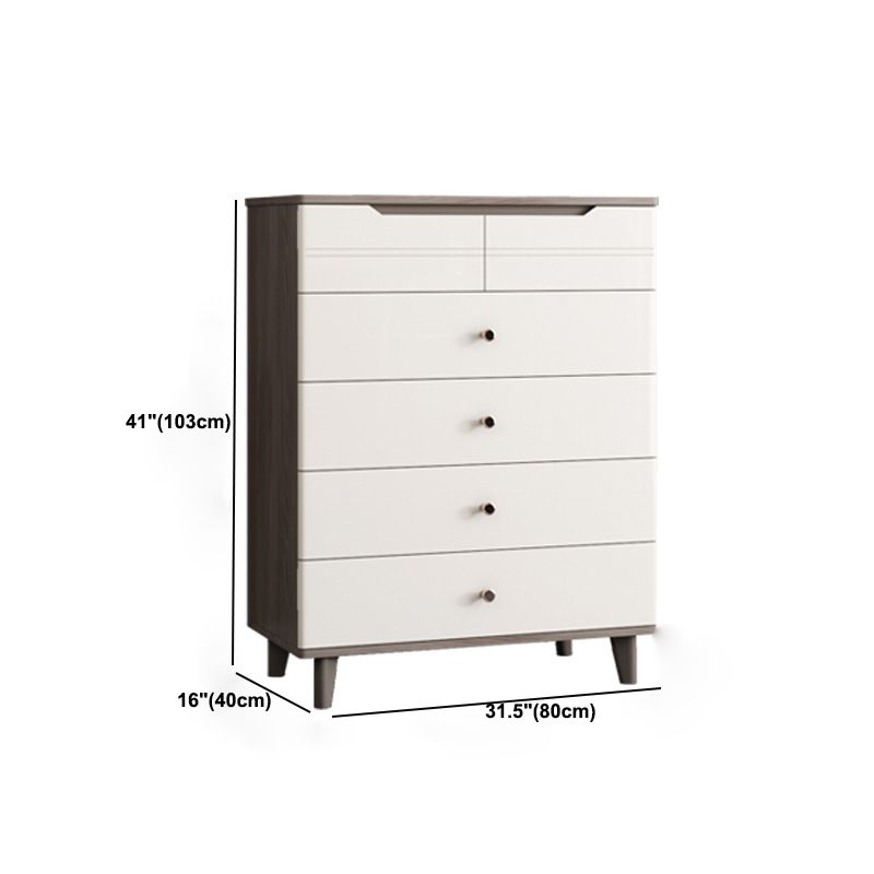 Moderne rechthoek accentkist met lade krasbestendige borst