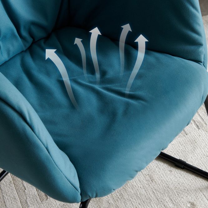 Modern Black Solid Back Dining Arm Chair Metal Kitchen Dining Arm Chair Clearhalo ' kitchen&dining_furn' 'Dining Chairs' 'Dining Tables & Seating' 'dining_chair' 'furn' 'furn_dining_chair' 'Furniture' 'furniture_dining_chair' 'Kitchen & Dining Furniture' 'kitchen' 1200x1200_39fd283e-888d-4e50-b82d-14f35f051f53