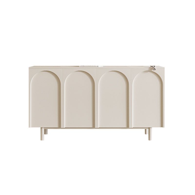 Tavolo di sideboard in stile contemporaneo a buffet in legno con armadi