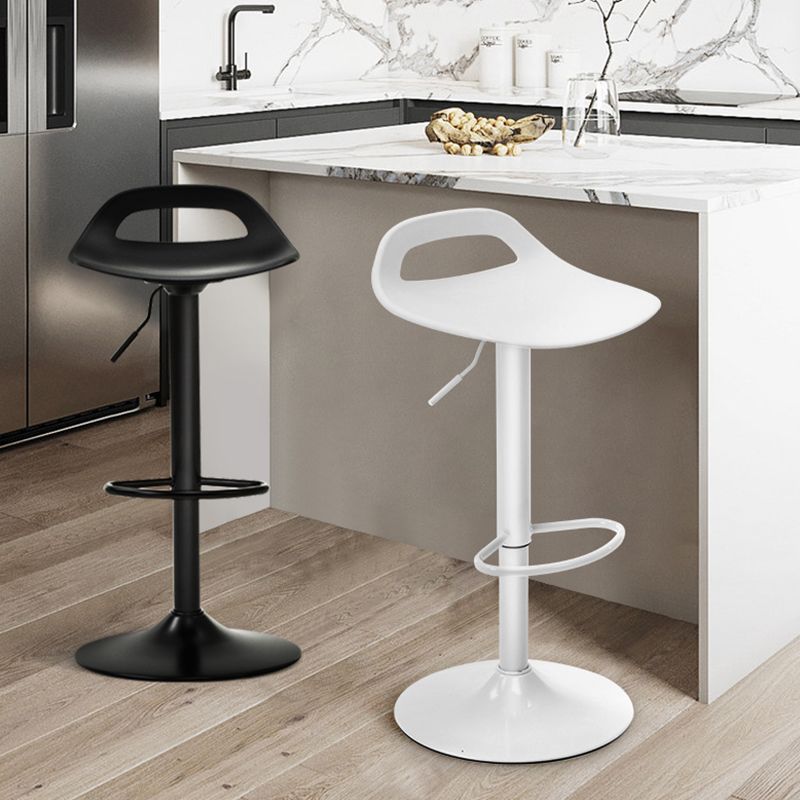 Dining Room Modern Leather Barstool Rotating Lifting Bar Stool with Backrests Clearhalo 'Bar Furniture' 'Bar Stools' 'bar_stools' 'furn' 'furn_bar_stools' 'furniture_bar_stools' 'Kitchen & Dining Furniture' 'kitchen&dining_furn' 'kitchen' 'kitchen_furn' Furniture' 1200x1200_39fdfeb9-e69b-481b-a55d-95444688ac36