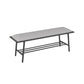17.71" Wide Upholstered Bench with Storage Entryway Seating Bench with Metal Legs Clearhalo 'Benches' 'Chairs & Seating' 'furn' 'furn_benches' 'Furniture' 'Living Room Furniture' 1200x1200_39fe2903-0443-4543-86a9-3de81b7f0fb1