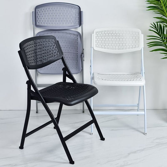 Silla de oficina plástica marco de metal silla de oficina contemporánea sin brazo