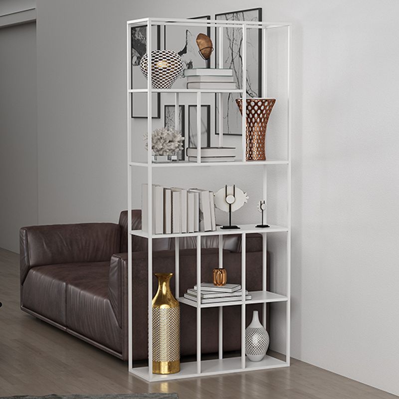 Minimalist Style Open Shelve Bookcase in Metal Material Shelves Clearhalo 'Bookcases' 'furn' 'furn_bookcases' 'Furniture' 'furniture_bookcases' 'kitchen' 'kitchen_bookcases' 'Living Room Furniture' 'Office Furniture' 1200x1200_39ffba77-e624-4c57-b6f9-f52f1df3fde0