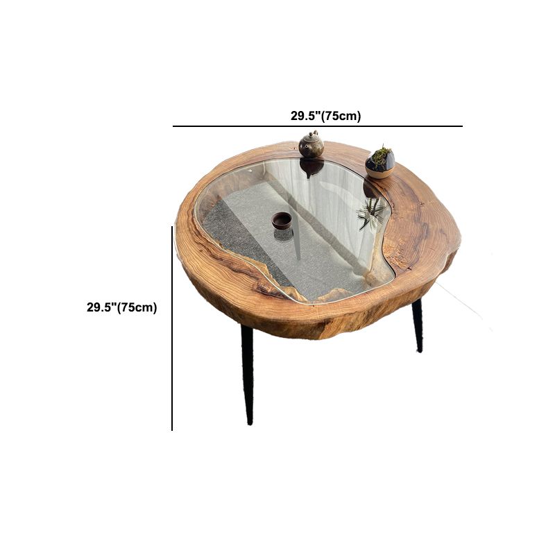 Scandinavian Wooden Coffee Table Free form 3 Legs Coffee Table Set for Living Room Clearhalo 'Coffee & Accent Tables' 'Coffee Tables' 'coffee_tables' 'furn' 'furn_coffee_tables' 'Furniture' 'Living Room Furniture' 1200x1200_39ffc0b9-73f4-430c-84d6-ba2b4ca35fd4