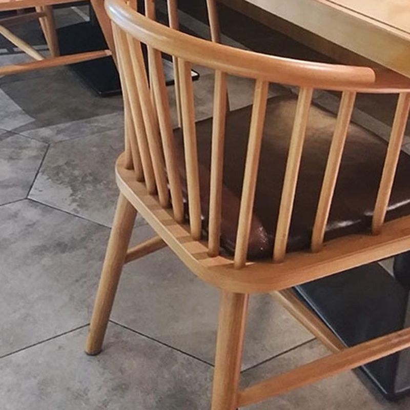 Houten zijkant eetstoel hedendaagse windsor achterkant stoel