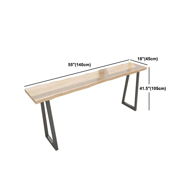 Juego de mesa rectangular de madera maciza para Bar, mesa de mostrador moderna de 1/5 piezas con taburetes sin respaldo