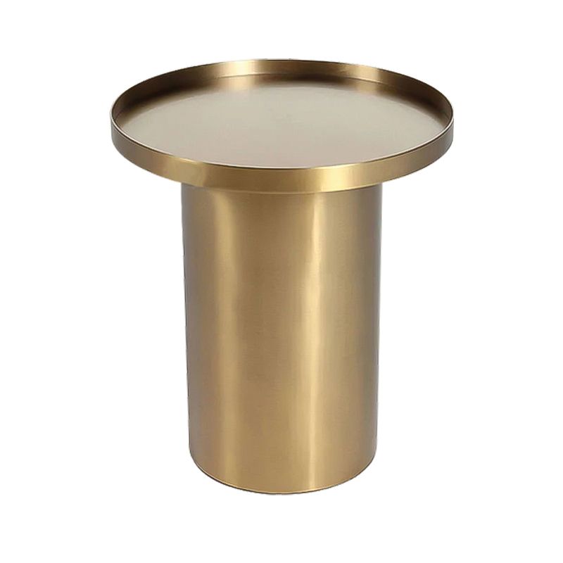 Metal Pedestal End Table Round Solid Color Side End Table for Living Room Clearhalo 'Coffee & Accent Tables' 'End & Side Tables' 'end_side_table' 'end_side_tables' 'furn' 'furn_end_side_tables' 'Furniture' 'furniture_end_side_table' 'Living Room Furniture' 1200x1200_3a07b10e-2a43-4fff-8ebd-2f4897169b83