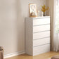 Contemporary White/Natural Chest with Wooden Drawers Rectangle Chest Clearhalo 'Cabinets & Chests' 'cabinets_chests' 'furn' 'furn_cabinets_chests' 'Furniture' 'Living Room Furniture' 1200x1200_3a080c4f-31e9-4226-b4a3-8a012aad5575