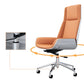 Contemporary Office Chair with Silver Metal Frame Ergonomic Computer Chair