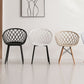 Contemporary Plastic Dining Armless Chair Cross Back Side Chair Clearhalo 'Dining Chairs' 'Dining Tables & Seating' 'dining_chair' 'Furniture' 'furniture_dining_chair' 'Kitchen & Dining Furniture' 1200x1200_3a0a9729-3cd1-4789-87b5-af8b61cf7b5d