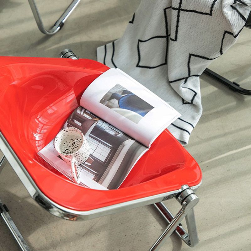 Vouwen Acryl-eetstoel stoel metalen frame binnenstoel binnen de outdoor