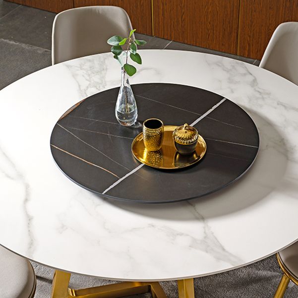 1/4/5/7 Pieces Dining Chairs Set Round Sintered Stone Dining Table Set for Home Use Clearhalo 'Dining Room Sets' 'Dining Tables & Seating' 'dining_room_set' 'furn' 'furn_dining_room_set' 'Furniture' 'furniture_dining_room_set' 'Kitchen & Dining Furniture' 1200x1200_3a0c03e5-79b1-4a57-a40b-277baa7a5647