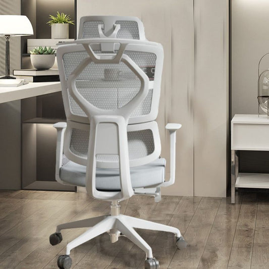 Fixed Arms Desk Chair Adjustable Seat Height Chair with Breathable Back Clearhalo 'furn' 'furn_office_chair' 'Furniture' 'Office Chairs' 'Office Furniture' 'office_chair' 1200x1200_3a147822-4ec9-4b60-9c2a-9931b40fb4a4