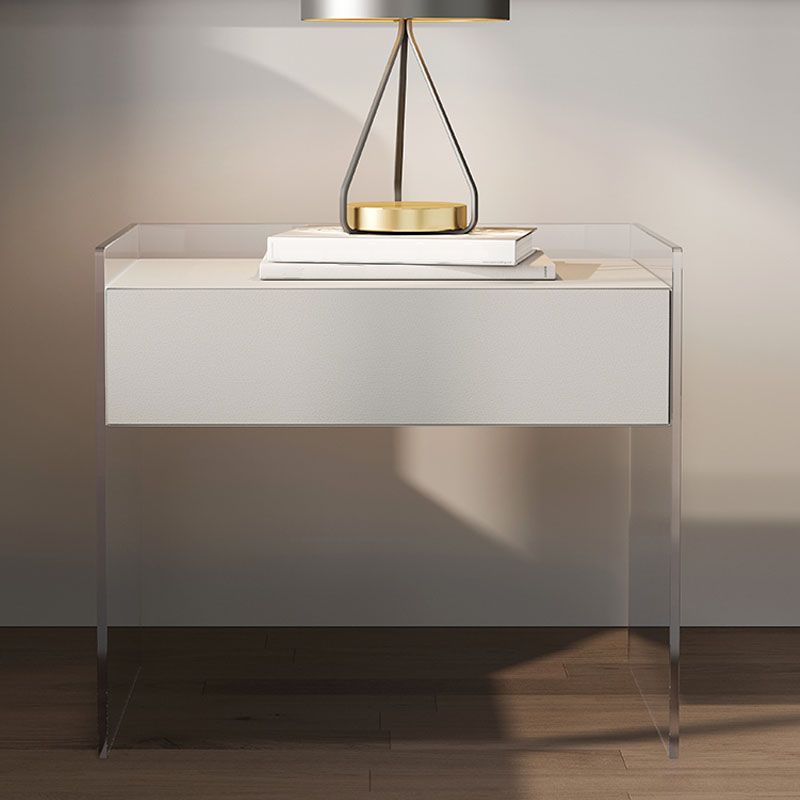 Mesa de almacenamiento de cajones modernos de madera sólida 1 Cajón de cajones de la cama de cajón