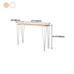 White Wood Top Counter Table Gold 4 Legs Industrial Bar Table for Dining Room Clearhalo 'Bar Furniture' 'Bar Tables' 'bar_tables' 'furn' 'furn_bar_tables' 'Furniture' 'furniture_bar_tables' 'Kitchen & Dining Furniture' 1200x1200_3a154314-abea-4e93-b17b-dd6ac3db58f6