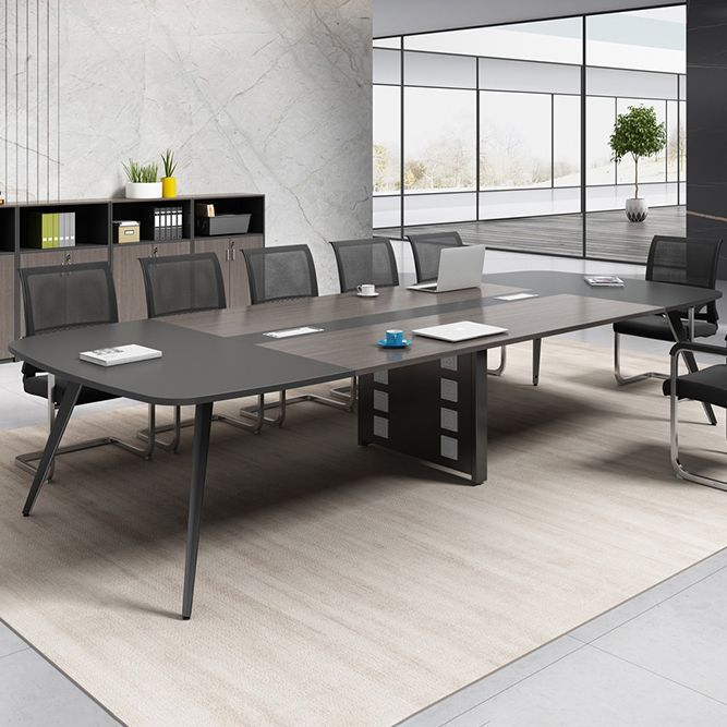 Modern Style Curved Desk Home Office Artificial Wood Writing Desk Clearhalo 'furn' 'furn_office_desk' 'Furniture' 'Office Desks' 'Office Furniture' 'office_desk' 1200x1200_3a16181e-bf1c-4a0f-81fe-061b173f0419