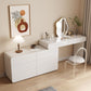 Contemporary Lighted Mirror Vanity Tables Bedroom Makeup Vanity Desk Table with Drawer