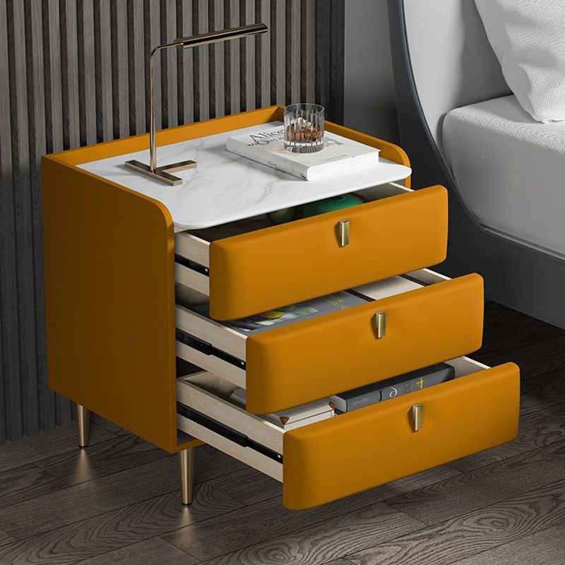 Klassiker Glamett Nachttisch Steinbettschrank mit 3 Schubladen