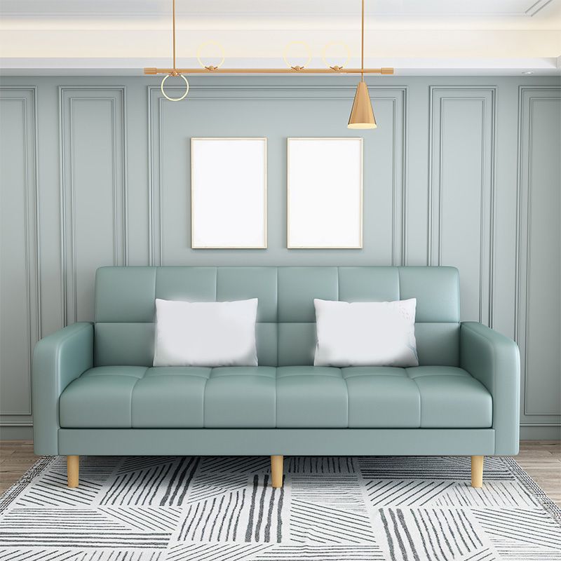 Tight Back Square Arm Sofa/Sectional with Storage and Convertible for Living Room