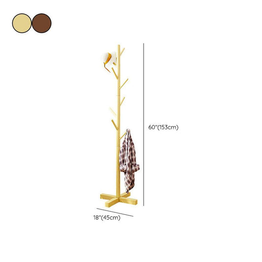 Stand per sala in stile contemporaneo in legno senza appunti con gancio