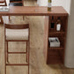 Industrial 1/2 Pieces Bar Table Set Pine Wood Counter Table with High Stools Clearhalo 'Bar Furniture' 'furn' 'furn_home_bar_bar_sets' 'Furniture' 'Home Bars & Bar Sets' 'home_bar_bar_sets' 'Kitchen & Dining Furniture' 1200x1200_3a1dee34-3b7f-4c0b-8e27-68b0bfd2dd3b