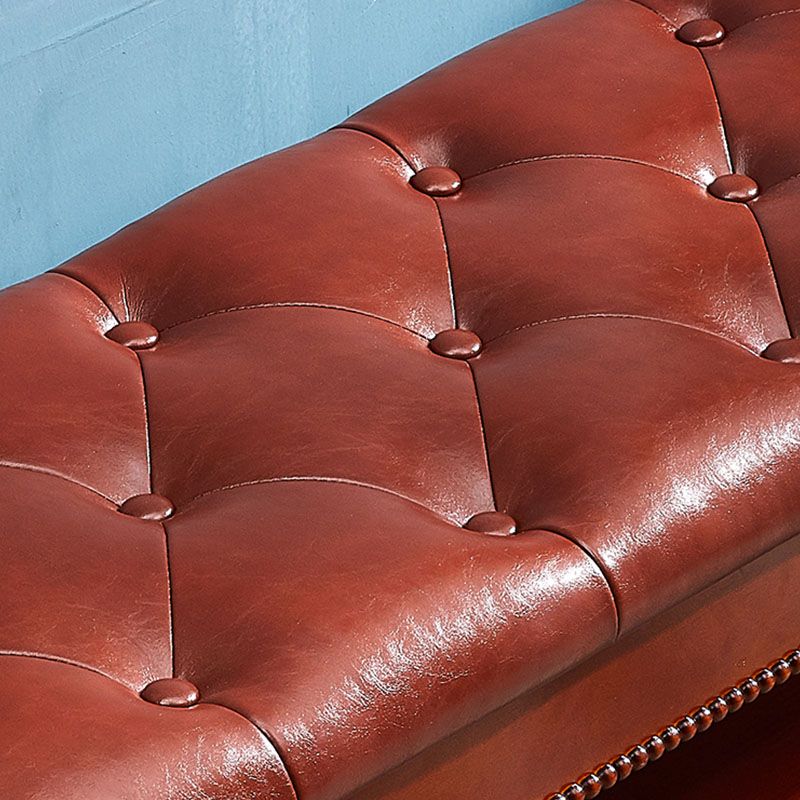 13.65 Inch W Traditional Bench Solid Wood Entryway Bench with Upholstered Clearhalo 'Benches' 'Chairs & Seating' 'furn' 'furn_benches' 'Furniture' 'Living Room Furniture' 1200x1200_3a1ff500-df60-4742-a0a9-892c6117c361