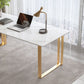 Bureau de bureau exécutif Glam White