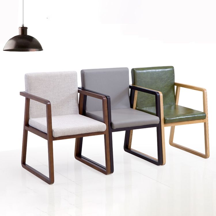 Contemporary Style Dining Side Chair Wooden Dining Arm Chairs for Kitchen Clearhalo ' kitchen&dining_furn' 'Dining Chairs' 'Dining Tables & Seating' 'dining_chair' 'furn' 'furn_dining_chair' 'Furniture' 'furniture_dining_chair' 'Kitchen & Dining Furniture' 'kitchen' 1200x1200_3a24a3fb-8d98-4e2b-acd0-d900ec410f68